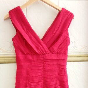Tadashi pink dress Petite Collection 4P like new